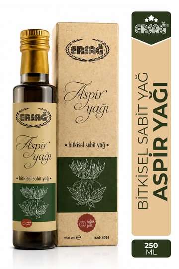 ERSAĞ Soğuk Pres Aspir Yağı 250 ML